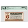 Image 1 : Greek Government, 1933 Stabilization and Refugee Loan of 1928 Specimen Scrip Note.