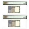 Image 2 : Government of India, ND (1940) Sequential Banknote Pair.