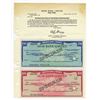 Image 1 : Arab Bank Limited. 1967.  Pair of Specimen Traveler's Cheques.