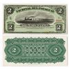 Image 1 : Banco Nacional Del Paraguay, 1883 Proof Face and Back Banknotes.