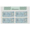 Image 2 : Banco Central De Venezuela, 1989 Uncut Block of 4 Specimen Notes.