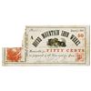 Image 1 : Round Mountain Iron Works, Saml. Marshall, 1862 Scrip Note.