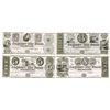 Image 1 : Saginaw City Bank, 1837-38 Obsolete Banknote Quartet.