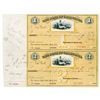 Image 1 : Bank of California 1913 Specimen Bill of Exchange Pair Used as Models with Corrections.