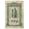 Image 1 : Republic Bank Note Company, ND (ca.1920-30's) Plate Destruction Final Proof.