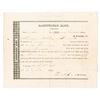 Image 1 : Barnstable Bank, 1834 "Cape Cod' Stock Certificate.