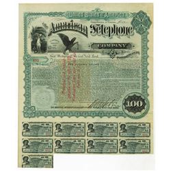 American Telephone Co., 1889 Issued Bond