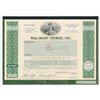 Image 1 : Wal-Mart Stores, Inc. 1983 Unique Approval Stock Certificate Proof Model