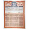 Image 1 : Banco Mexicano De Comercio E Industria, 1909 Specimen Share Certificate