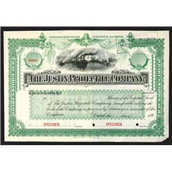 Justin Projectile Co., ca.1890-1900 Specimen Stock