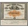 Image 1 : Quincy Mining Company of Michigan 1872 Stock Certificate With Imprinted Revenue.