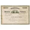 Image 1 : Terrible Mining Co., ca.1880-1890 Proof Stock Certificate