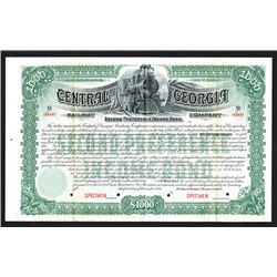 Central of Georgia Railway Co., 1895 Specimen Bond