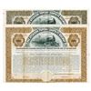 Image 1 : Atchison, Topeka and Santa Fe Railway Co., 1903 "Eastern Oklahoma Division" Specimen Bond Pair
