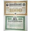 Image 1 : Pair of Railroad Cancelled Bonds Signed by William K. Vanderbilt