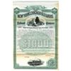 Image 1 : New York, Chicago and St. Louis Railroad Co., 1887 Specimen Bond