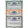 Image 1 : Cleveland, Cincinnati, Chicago & St. Louis Railroad Co., 1920 Specimen Bond Trio.