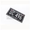 Image 1 : Resident Evil: Apocalypse - Umbrella Corporation License Plate Prop (0007)
