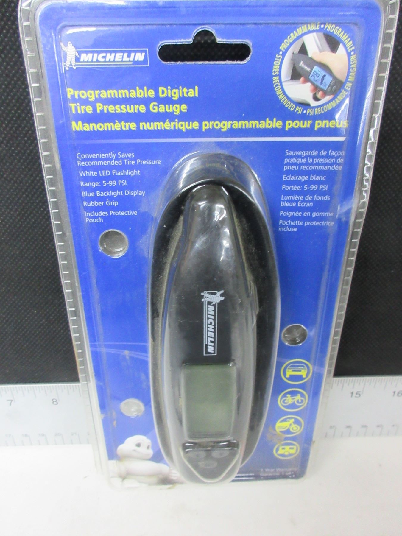 New Michelin Programmable Digital Tire Pressure Gauge