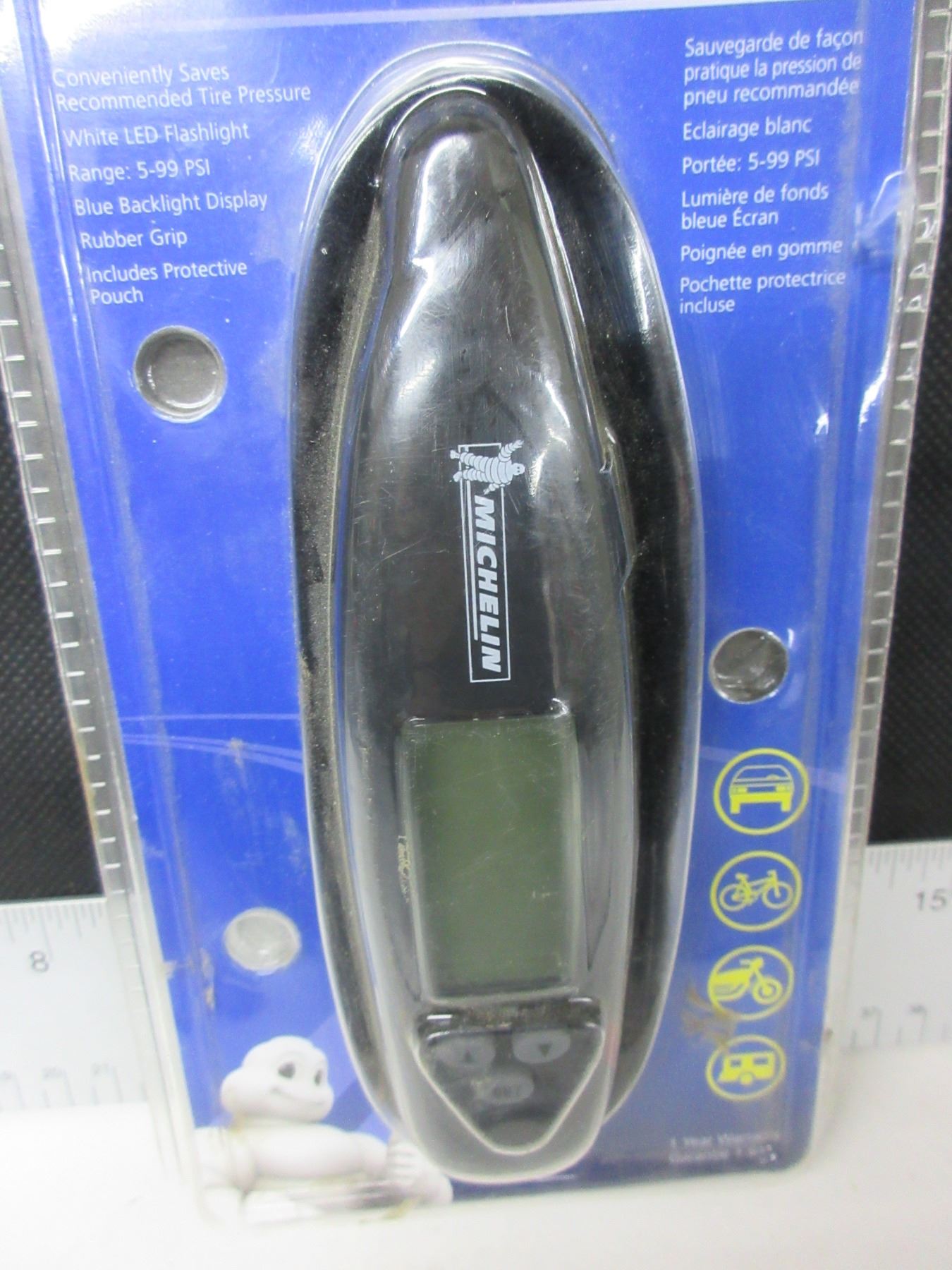 New Michelin Programmable Digital Tire Pressure Gauge