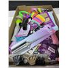 Image 1 : Large bundle of New Goody Hair Products / brushes , clips , elastics & more