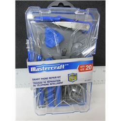 New Mastercraft 20pc Smart Phone Repair Kit