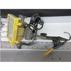 Work Light with Clamp or Hook to secure anywhere needed/ tested working