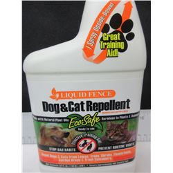 New Liquid Fence Dog & Cat Repellant Training Aid / keeps cats out of