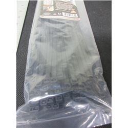 New pack of 100 Cable/Zipties 12 inch  heavy duty black