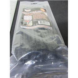 New pack of 100 Cable/Zipties 8 inch  heavy duty black