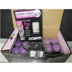 Conair instant heat Rollers and super clips