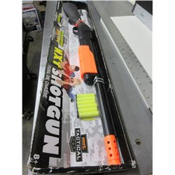 Kids Toy Pump Action Shotgun shoots nerf darts