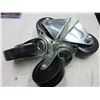 Image 1 : Set of 4 New 3 inch Castors / 2 swivel and 2 fixed