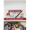 Image 2 : Vintage Roi-Tan Cigar Box with Various Patches