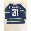 Image 1 : Signed Vancouver Canucks Jersey. #31 Anders Nilsson COA on Jersey