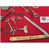 Image 2 : Lot of Skeleton Keys, Woodwards Pins + more