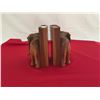 Image 3 : 2 Wooden Elephant Bookends