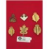 Image 2 : 6 Canadian Military Cap Badges