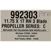 Image 2 : VORTEX 11.75 X 17 RH 3 BLADE PROPELLER SERIES C