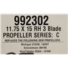 Image 2 : VORTEX 11.75 X 15 RH 3 BLADE PROPELLER SERIES C