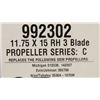 Image 2 : VORTEX 11.75 X 15 RH 3 BLADE PROPELLER SERIES C