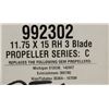 Image 2 : VORTEX 11.75 X 15 RH 3 BLADE PROPELLER SERIES C