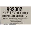 Image 2 : VORTEX 11.75 X 15 RH 3 BLADE PROPELLER SERIES C