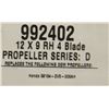 Image 2 : VORTEX 12 X 9 RH 4 BLADE PROPELLER SERIES D