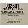 Image 2 : VORTEX 10.5 X 9 RH 3 BLADE PROPELLER SERIES E