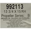 Image 2 : VORTEX 13-3/4 X 15 RH 3 BLD PROPELLER SERIES B
