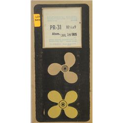 MICHIGAN 10-1/4 X 9 RH ALUMINUM PROPELLER