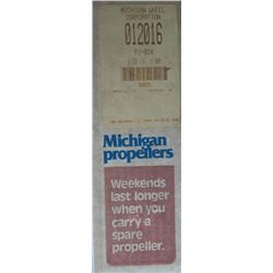 MICHIGAN 9.25 X 11 RH ALUMINUM PROPELLER