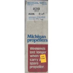 MICHIGAN 8-1/4 X 9 RH ALUMINUM PROPELLER