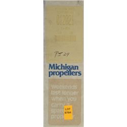MICHIGAN 9 X 9 RH ALUMINUM PROPELLER